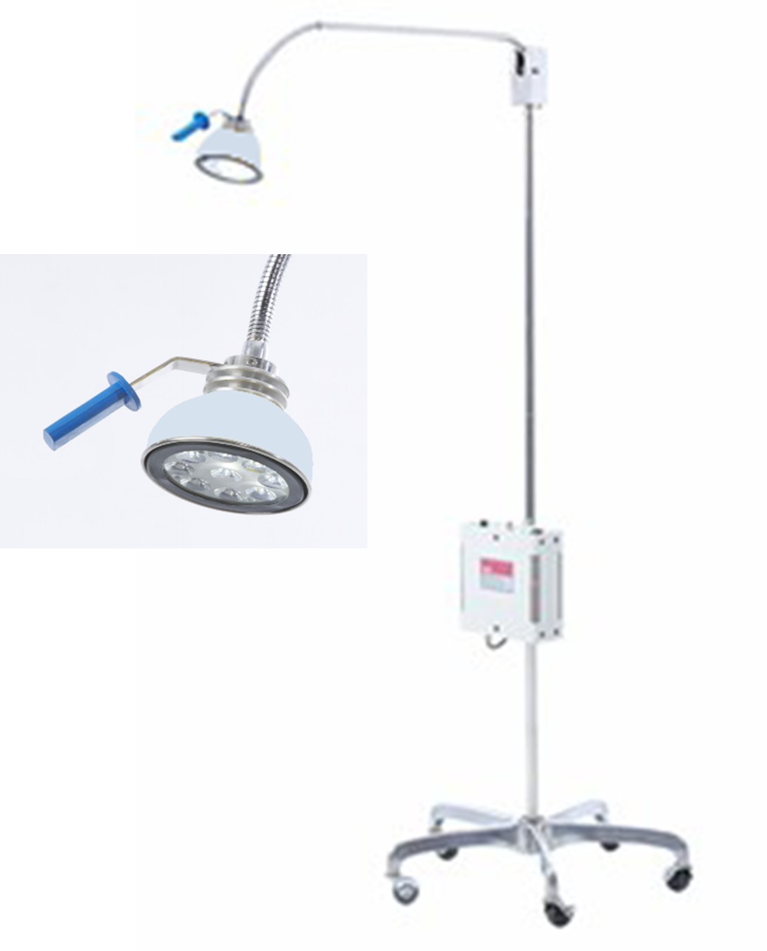 โคมไฟส่องตรวจ/ผ่าตัด LED (พร้อมแบตเตอรรี่สำรอง)-image