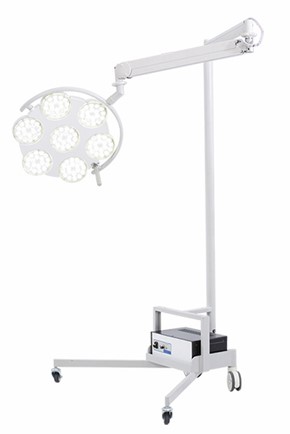 โคมไฟผ่าตัดส่องตรวจ LED แบบล้อเลื่อน พร้อมแบตเตอรี่สำรอง-image