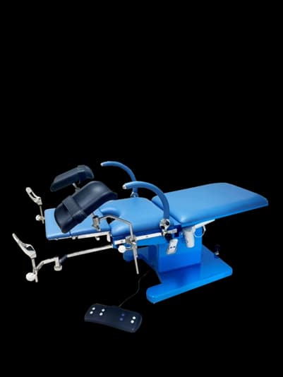 เตียงตรวจ/ทำคลอด สูตินรีเวช ระบบไฟฟ้า รีโมทคอนโทรลและ Foot Switch-image